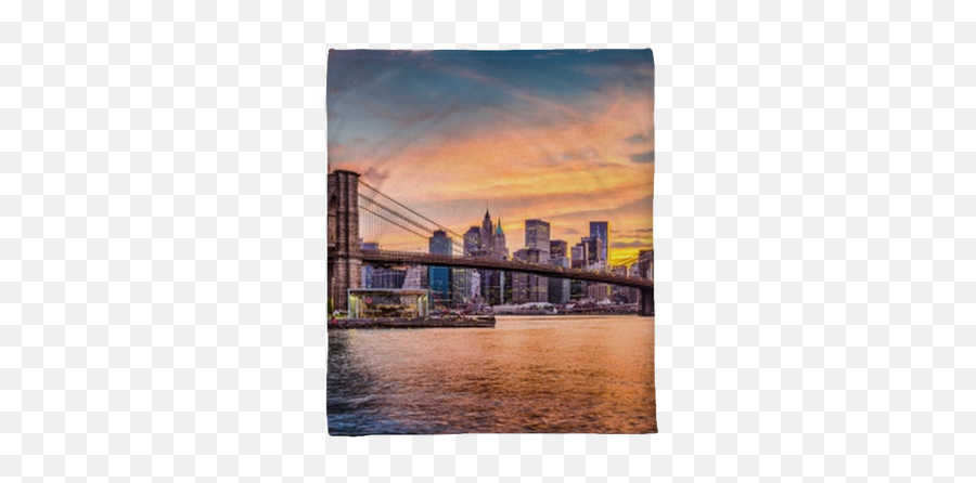 New York City Skyline Plush Blanket U2022 Pixers - We Live To Change East Coast Usa Png,New York City Skyline Png