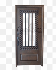 Wood Door Png - Agatha Square Single Iron Door Exclusive