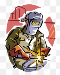 Welder Royalty Free Vector Clip Art Illustration - Vc010162 Clip Art Png,Welder Png