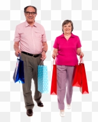 People Shopping Holding Bag Png Play - People Shopping Png,Bags Png