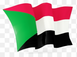 Waving Flag Illustration Of Sudan - Flag Png