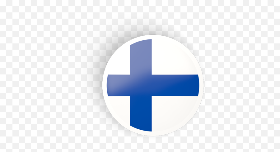 Round Concave Icon - Round Finland Flag Icon Png,Finland Flag Icon