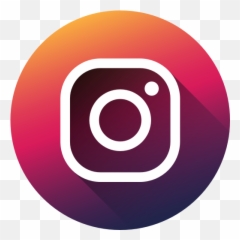 Circle High Quality Instagram Long Shadow Media Social - High Resolution Instagram Logo Png Hd