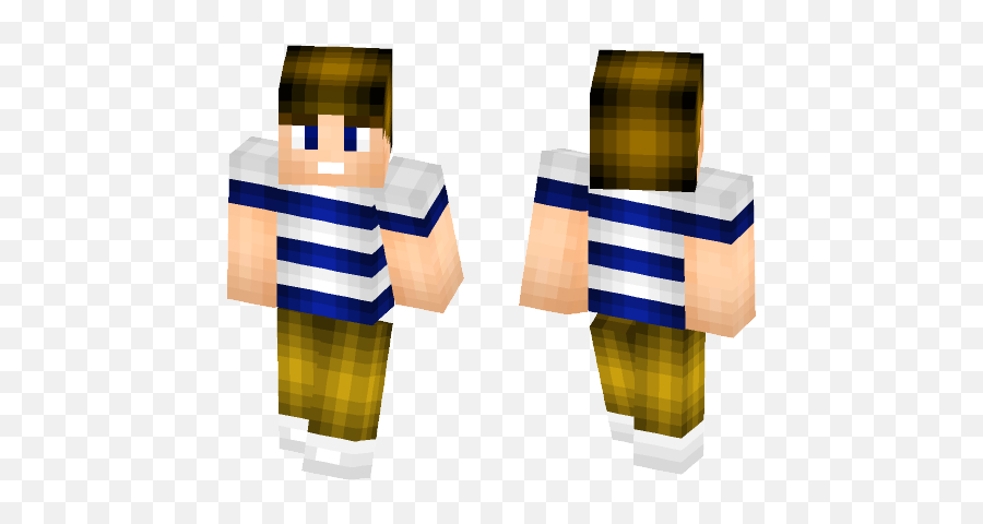 Download Blue White Stripes Minecraft Skin For Free - Jake From State Farm Minecraft Skin Png,White Stripes Png