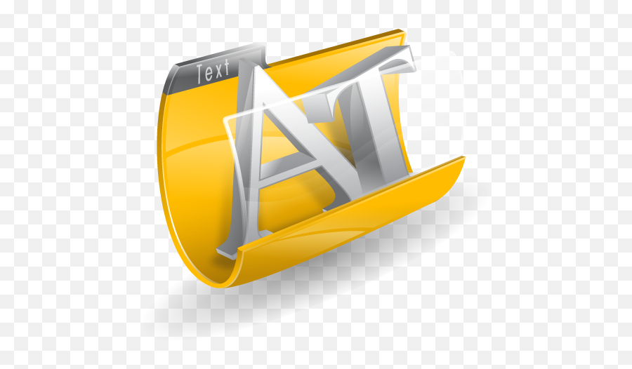 Text Folder Icon - Text Folder Icon Png,My Documents Folder Icon
