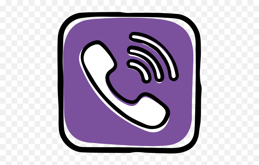 Social Messages Communication Viber Icon - Blue Purple Call Icon Png,Viber App Icon