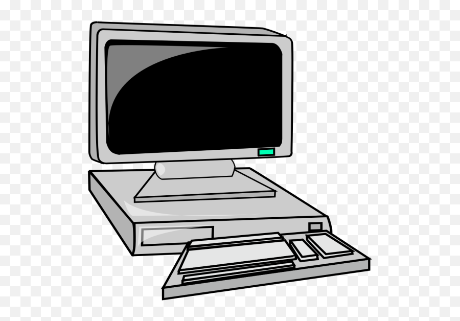 Desktop Computer Png Svg Clip Art For Web - Download Clip Black Old Computer Png,Desktop Computer Icon