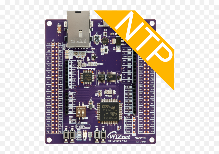Wiznetw6100evb - Ntp Wiznet Makers Hardware Programmer Png,Ntp Icon