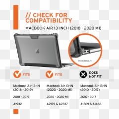 Plyo Series Macbook Air 13 2018 - 2020 M1 Pro Case png