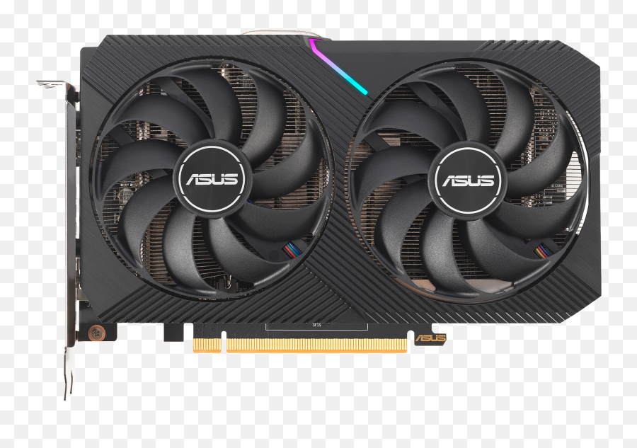 Asus Dual Radeon Rx 6500 Xt Video Card - Rx6500xto4g Asus Amd Radeon Rx 6500 Xt Dual Oc 4gb Gddr6 Png,Icon Ti Max Gloves