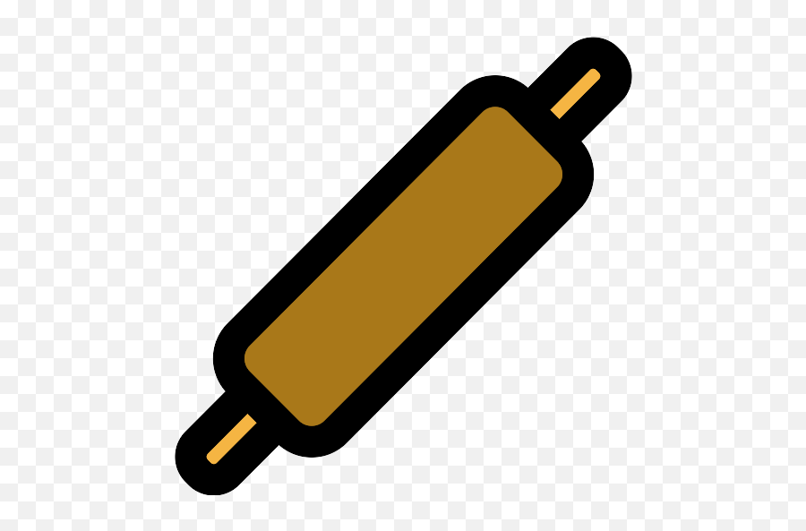 Rolling Pin Vector Svg Icon 19 - Png Repo Free Png Icons Clipart Png Kitchen Supplies,Rolling Icon