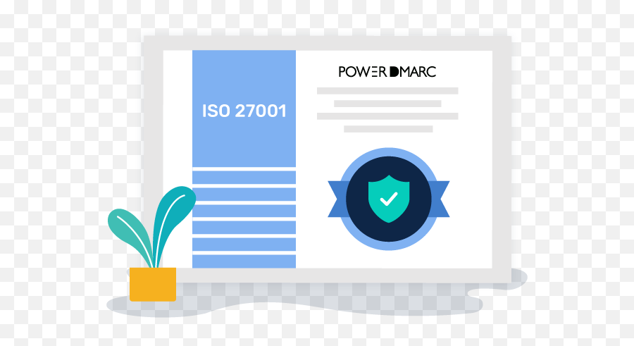 Iso27001 Dmarc Powerdmarc Email Authentication Saas - Vertical Png,Fb Icon For Email Signature
