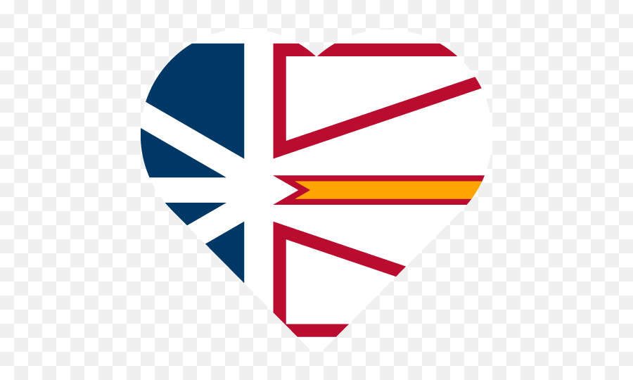 Vector Country Flag Of Newfoundland And Labrador - Heart Newfoundland Flag Gif Png,Labrador Icon