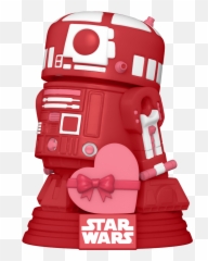 R2d2 Valentines Edition - STAR WARS POP VINYL Star Wars Valentines Funko Pop R2d2 png