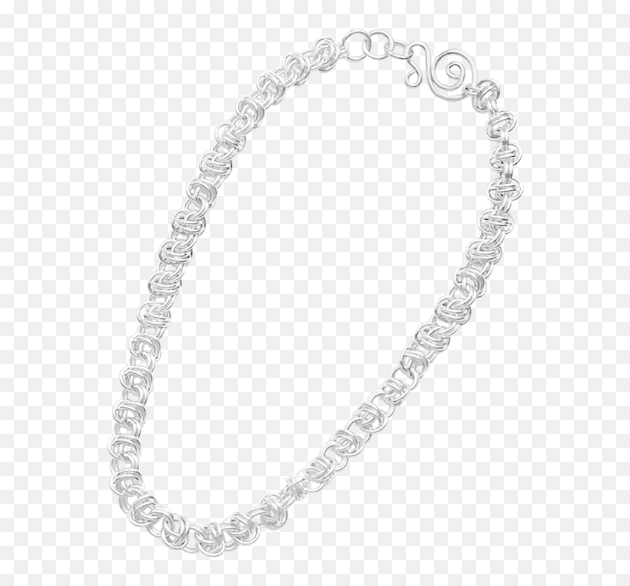 Handmade Chunky Sterling Silver Link Necklace - Out Of This World Necklace Png,Chain Necklace Png