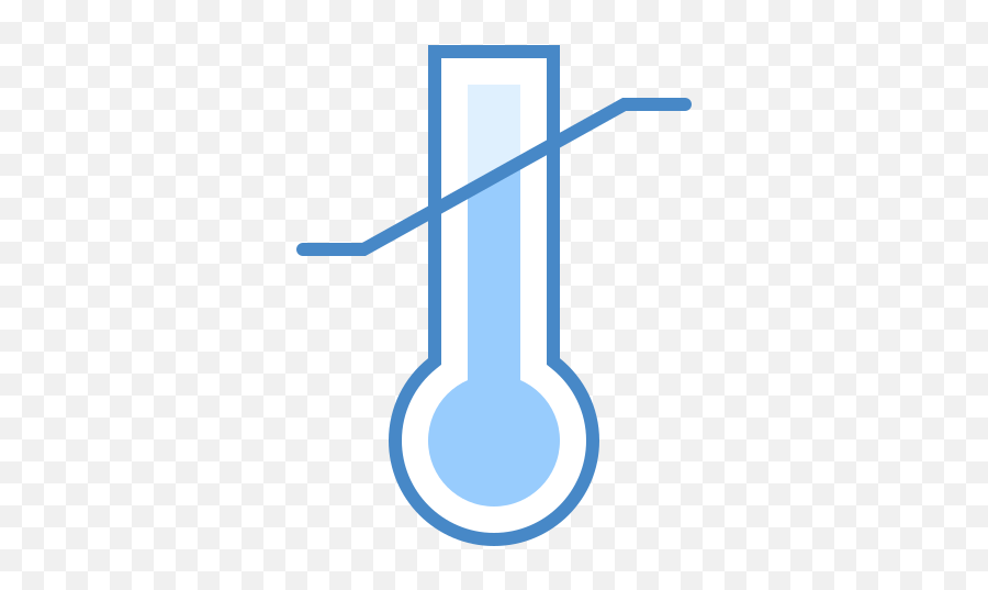 Temperature Sensitive Icon In Blue Ui Style - Vertical Png,Sensitivity Icon