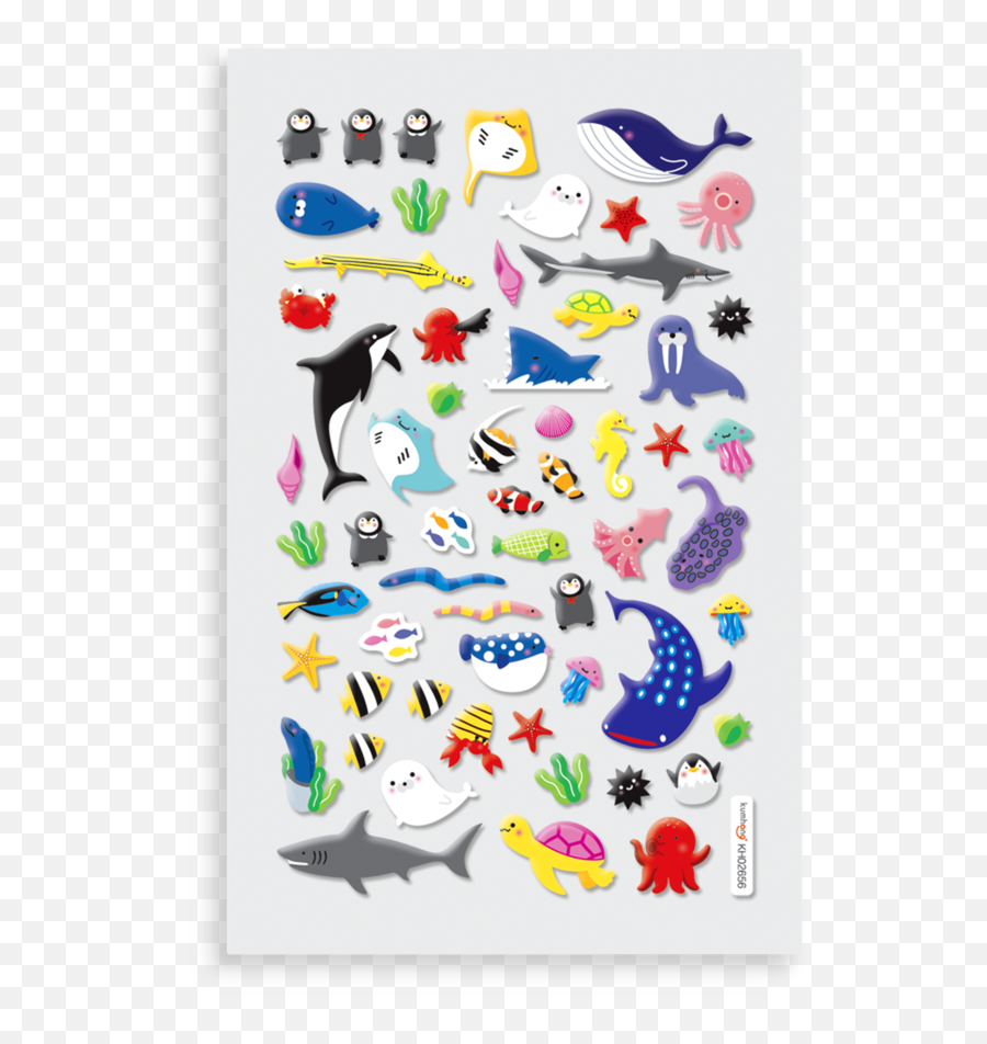 Itsy Bitsy Super Cute Stickers - Marine Friends Sea Life Sticker Sheets Png,Cute Stickers Png