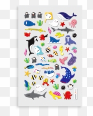 Itsy Bitsy Super Cute Stickers - Marine Friends Sea Life Sticker Sheets Png,Cute Stickers Png