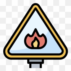 Flammable Sign - Free signaling icons png
