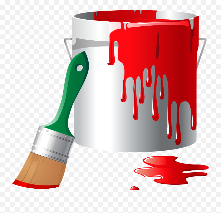 Paint Bucket Clipart Png - Transparent Paint Bucket Png,Dripping Paint Png