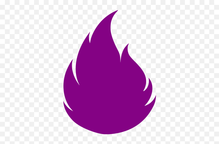 Purple Flame 2 Icon - Orange Flame Icon Png,Purple Fire Png
