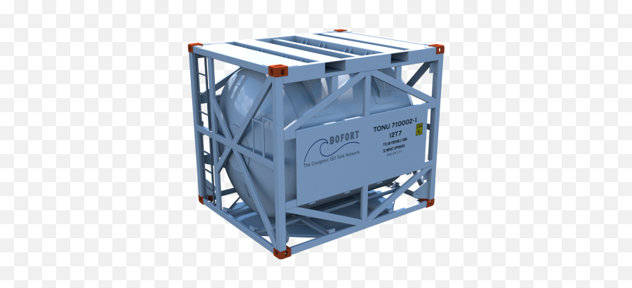 Rental Services Of 10 Ft Cryogenic Iso Tank Containers - Tank Container 10 Ft Png,Tank Transparent Background