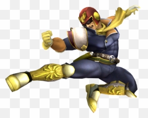 Wii - Super Smash Bros Brawl Captain Falcon 2 Trophy Cartoon Png,Captain Falcon Png