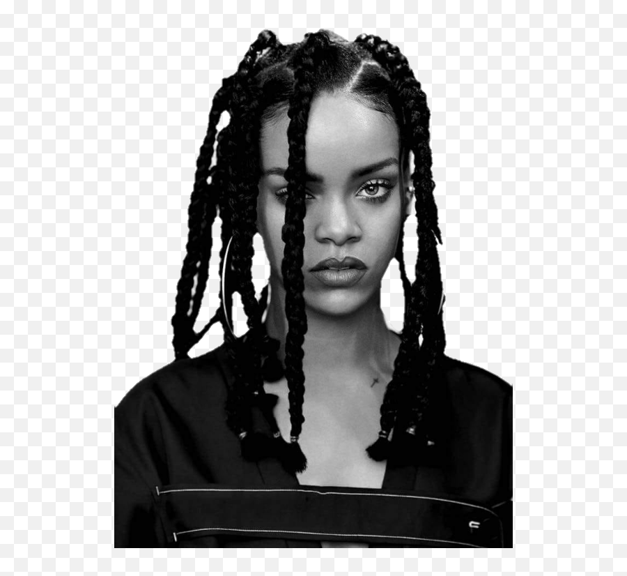 Download Report Abuse - Rihanna Box Braids Full Size Png Id Magazine Cover,Rihanna Png