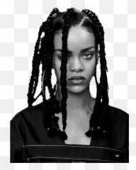 Download Report Abuse - Rihanna Box Braids Full Size Png Id Magazine Cover,Rihanna Png