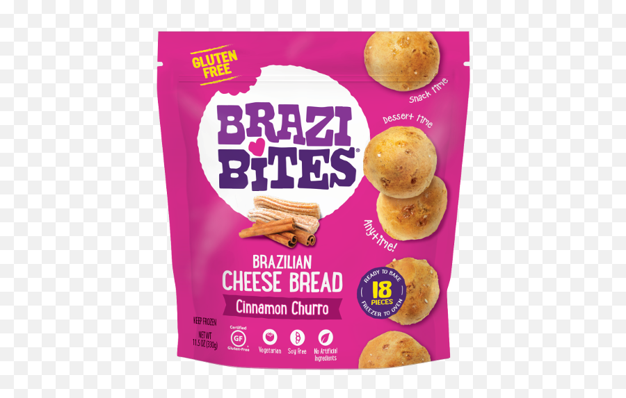 Brazi Bites Empanadas And Cinnamon Churro Cheese Bread - Brazi Bites Cinnamon Churro Png,Churro Png