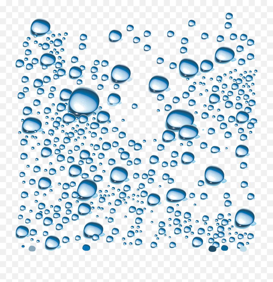 Drop Water - Vector Water Drops Png Download 17721772 Background Water Drop Vector Png,Droplets Png