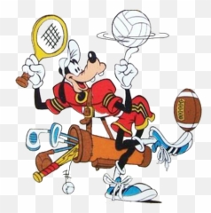 Download Hd Soccer Clipart Disney - Sport Goofy Clipart Png,Goofy Png