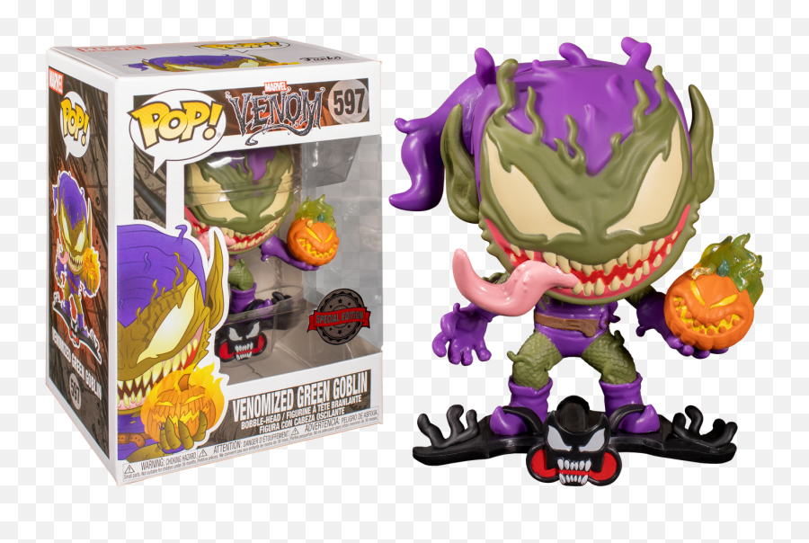 Venom Venomized Green Goblin Funko Pop Vinyl Figure - Funko Pop Venomized Green Goblin Png,Goblin Transparent