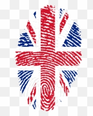 Download Hd United Kingdom Flag - Uk Fingerprint png