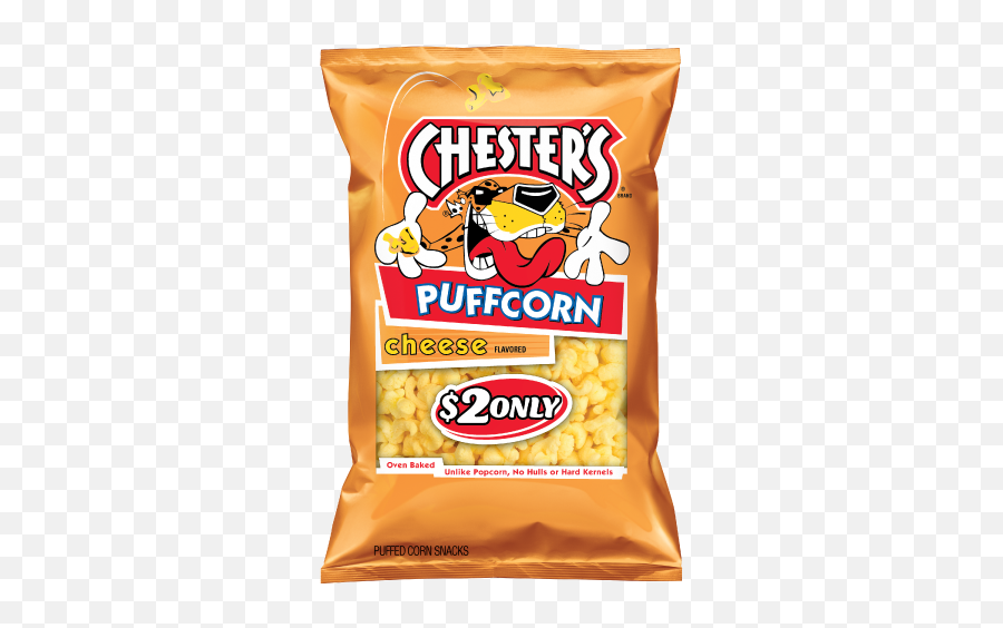 Cheese Flavored Puffcorn Snacks Png Chester Cheetah