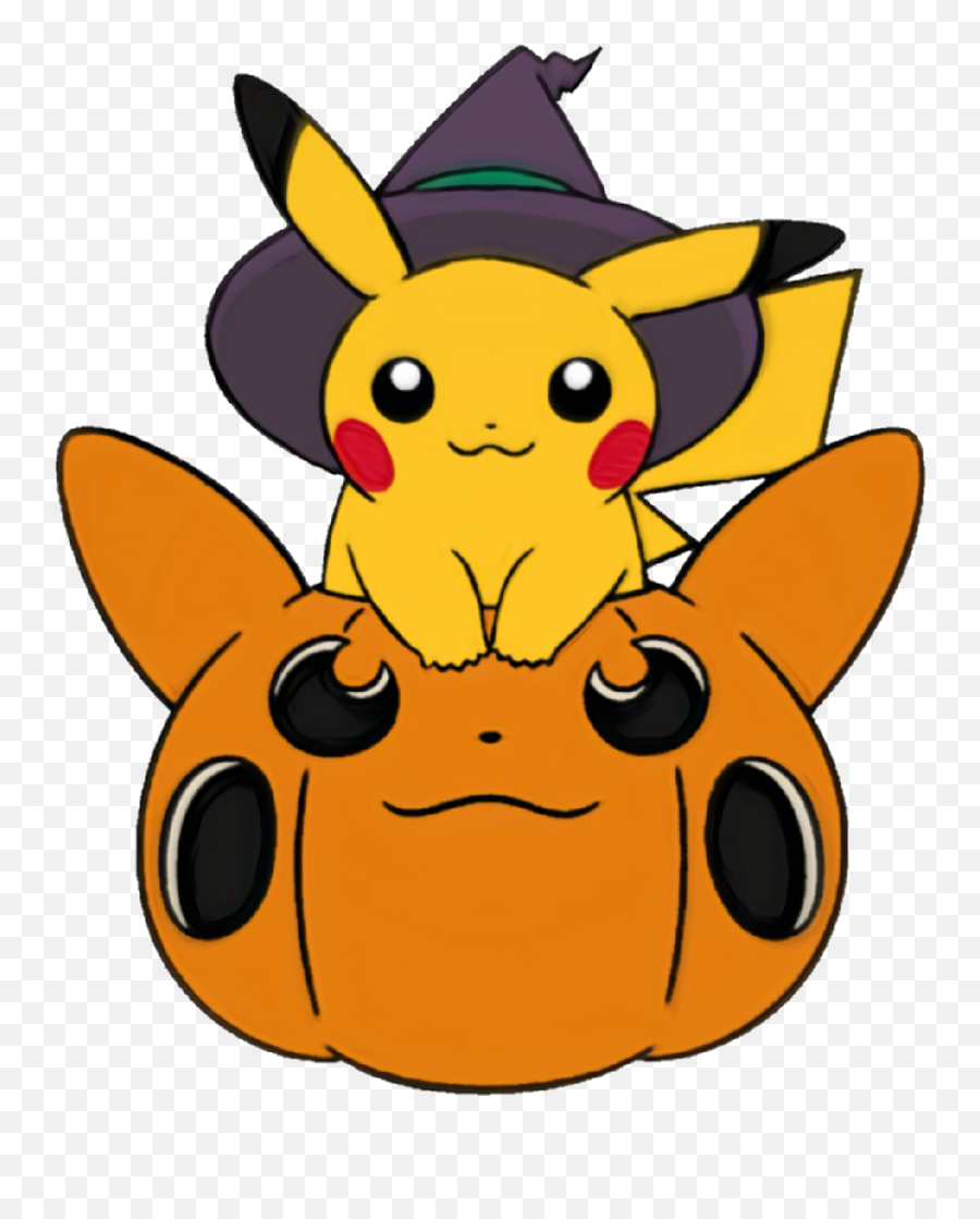 Halloween Sticker - Halloween Pikachu Art Transparent Pikachu Pokemon Halloween Png,Cute Halloween Png
