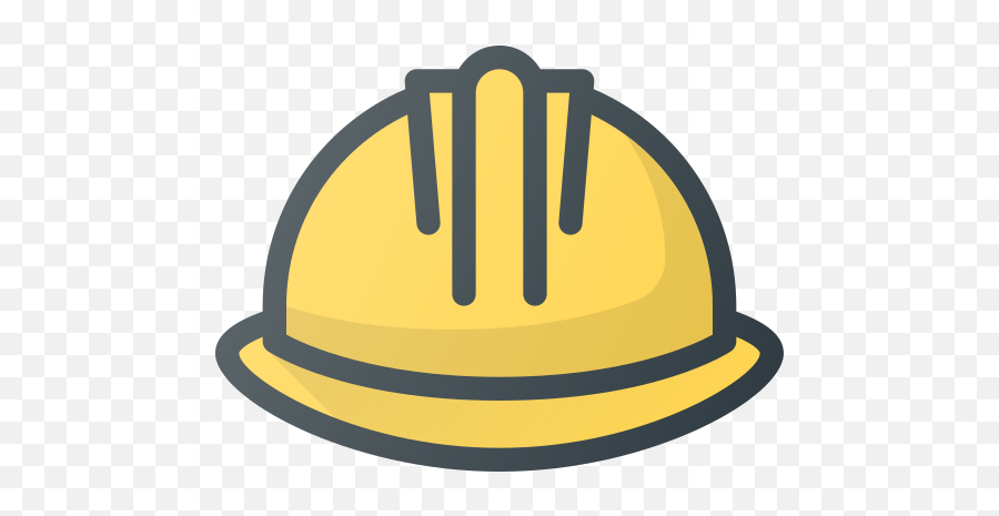 Construction Industry Helmet Protection Free Icon Of Png Sign