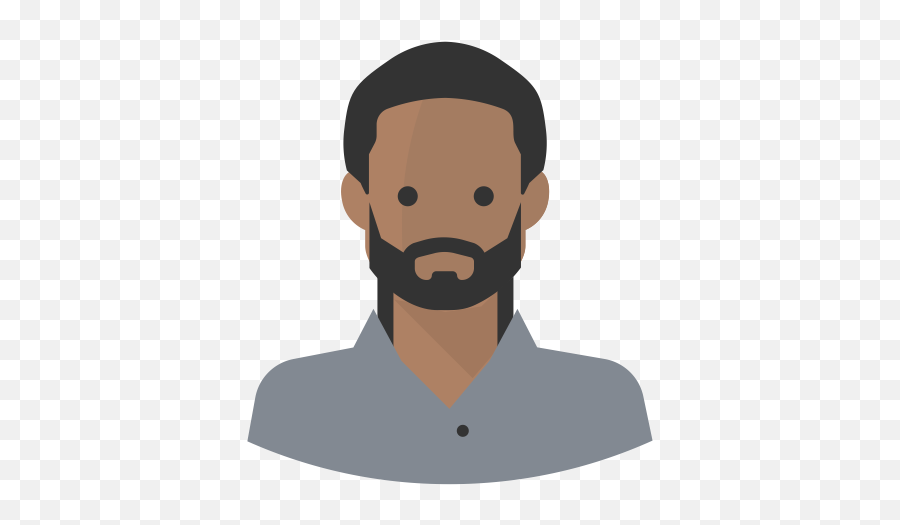 Download Free Png Avatar Black Man Beard Job - Black Male Avatar Icon,Avatar Icon Png