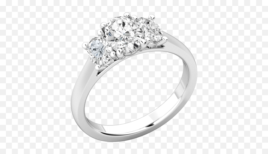 Pd892w - A Dazzling Oval Diamond 3 Stone Ring In 18ct White Gold Ring Png,Diamond Sparkle Png