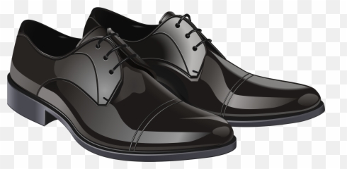 Download Black Elegant Men Shoes Png Clipart - Art