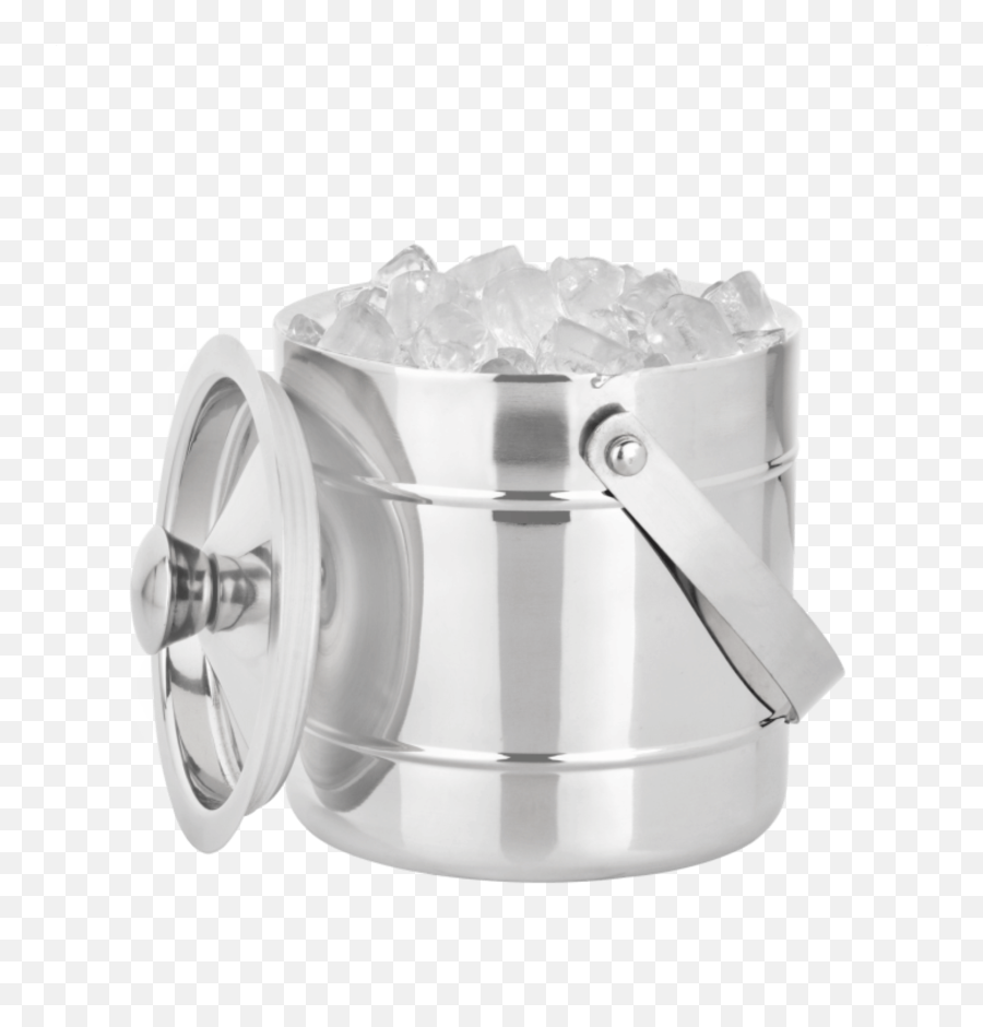 5 Ltr 2 Ring Ice - Bucket Silver Full Size Png Download Ice Bucket Png,Bucket Png