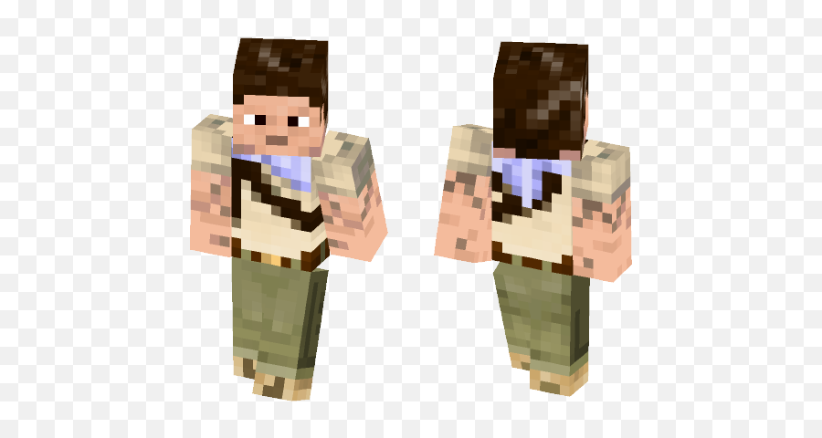 Download Nathan Drake Uncharted 3 Minecraft Skin For Free - Minecraft Png,Nathan Drake Png