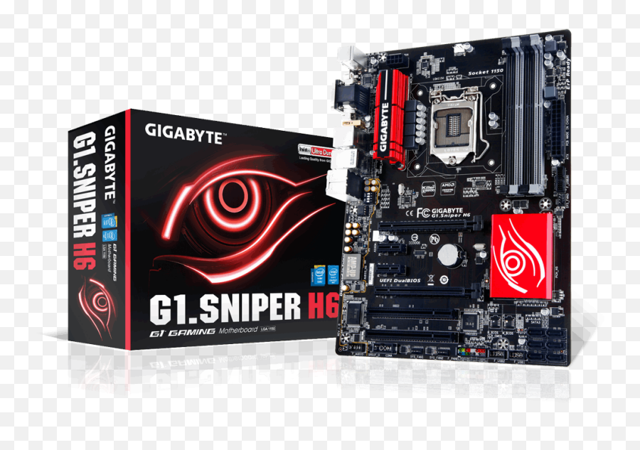 G1sniper H6 Rev 10 Motherboard - Gigabyte Global Gigabyte Gaming 7 Png,Sniper Transparent