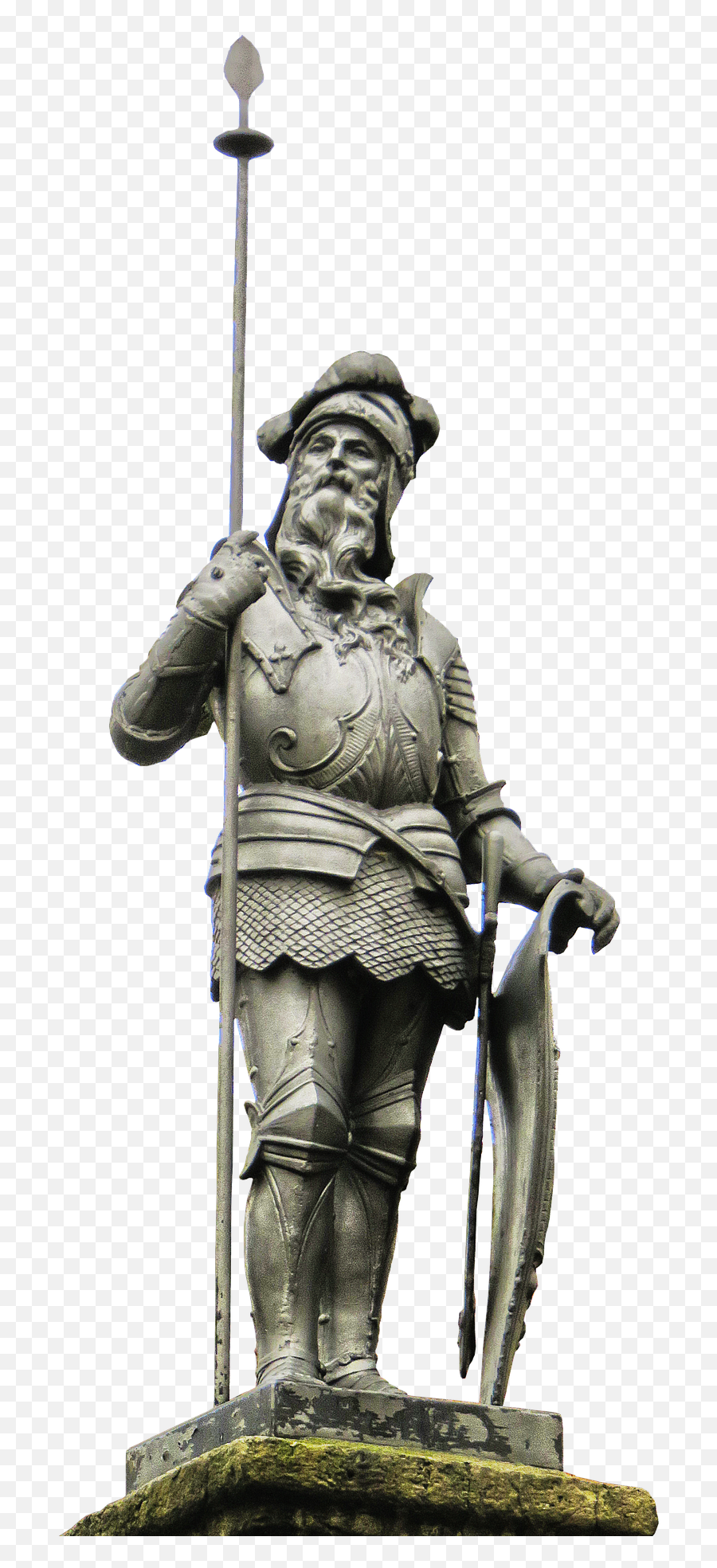 Landsknecht Statue Halberd Knight - Landsknecht Statue Png,Halberd Png