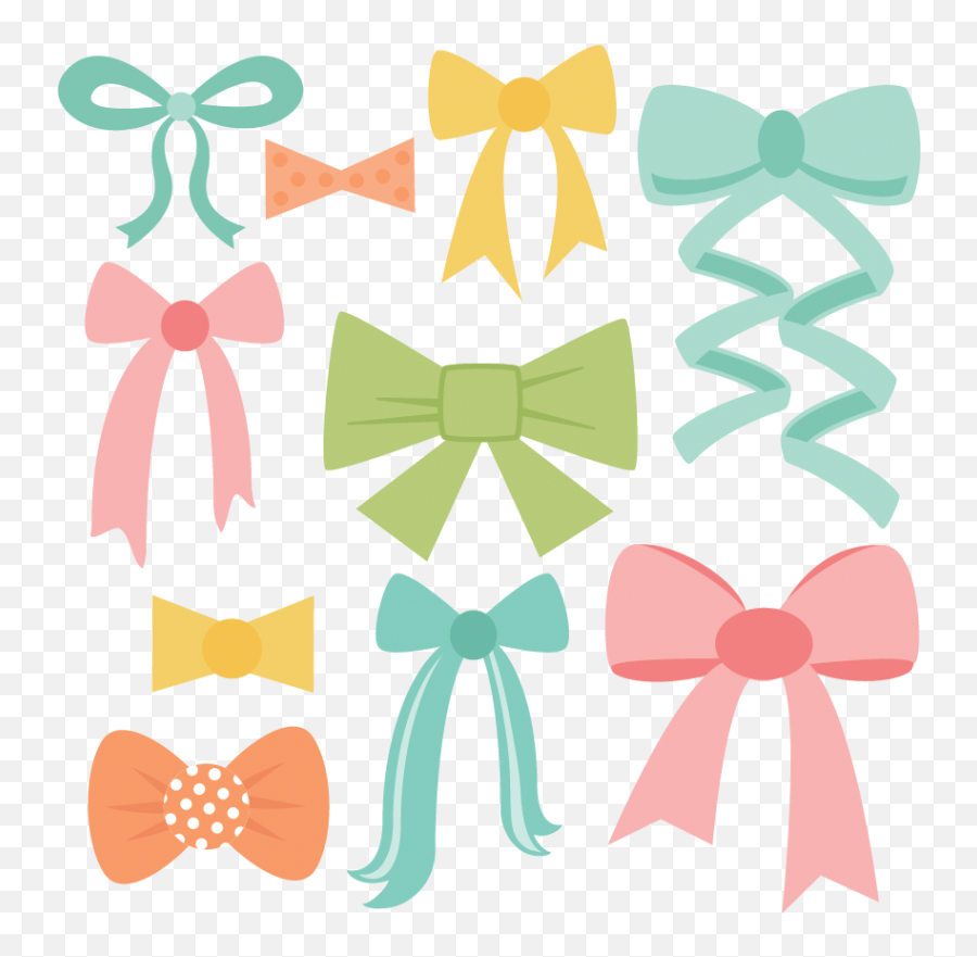Png Bow Set Svg Cut Files - Bow Svg File Free,Cuts Png