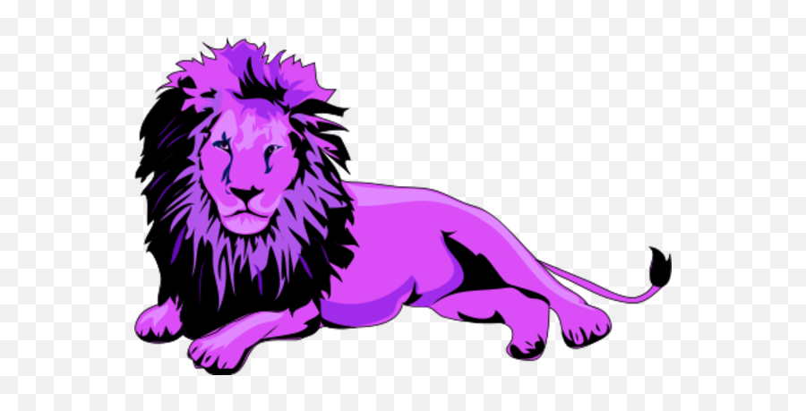 Download Lion Clipart Purple - Personalized Lion Note Cards Transparent Background Lion Clip Art Png,Lion Clipart Png