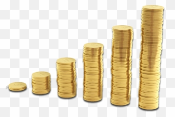 Png Transparent Coin Border - Stack Of Coins