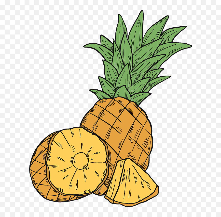 Clipart - Pineapple Clipart Png,Pineapples Png