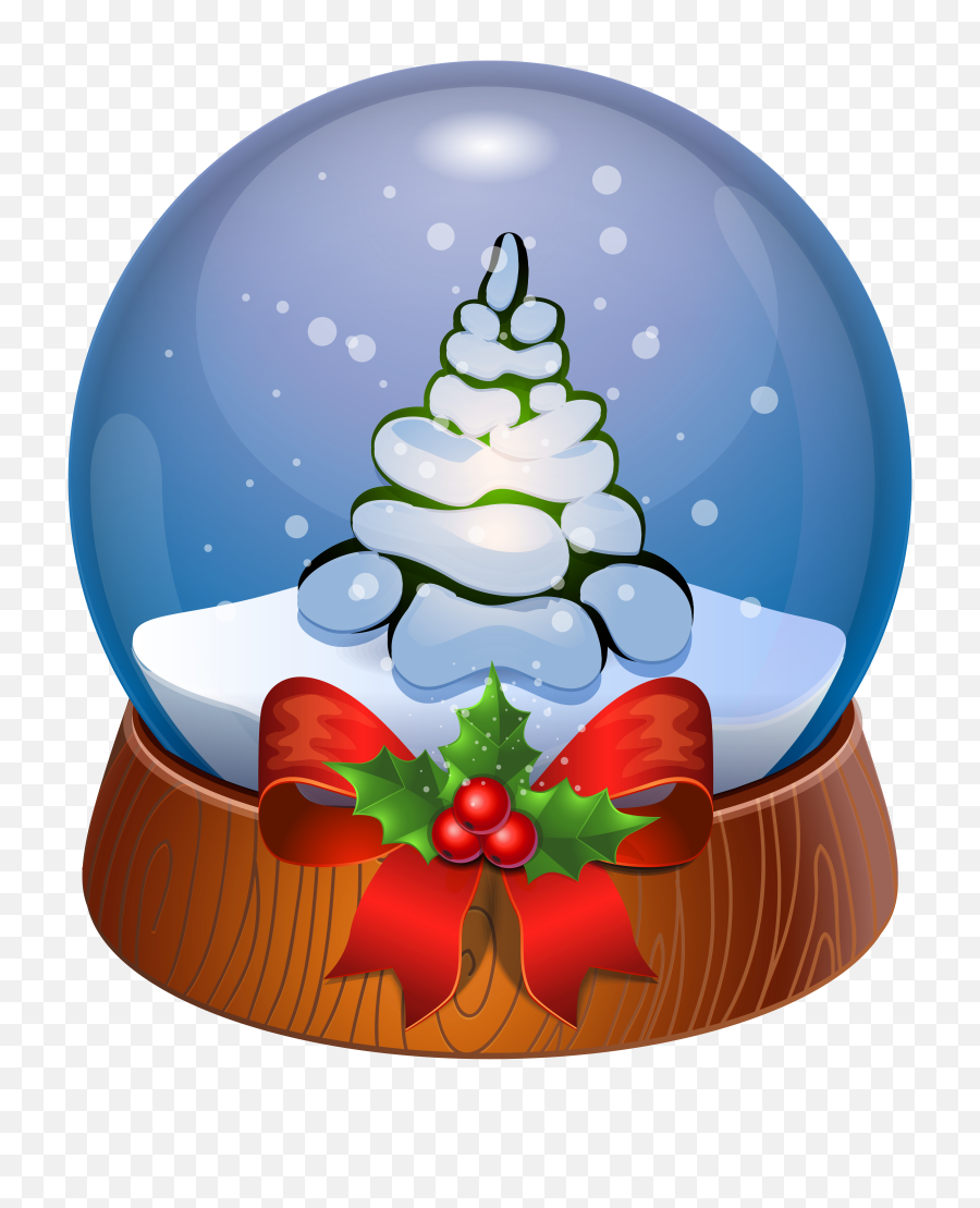 Snow Png Transparent - Christmas Snow Globe Clipart,Christmas Snow Png