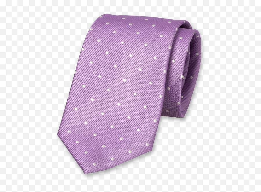 Download Lilac Tie With White Dots - Polka Dot Full Size Polka Dot Png,White Polka Dots Png
